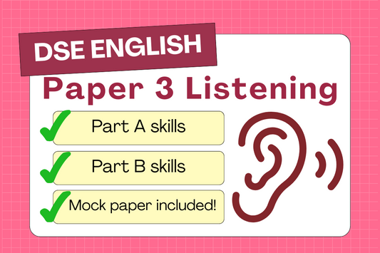 【超級狀元課程+筆記】English Paper 3 Listening - Starshooter Education 星遇教育